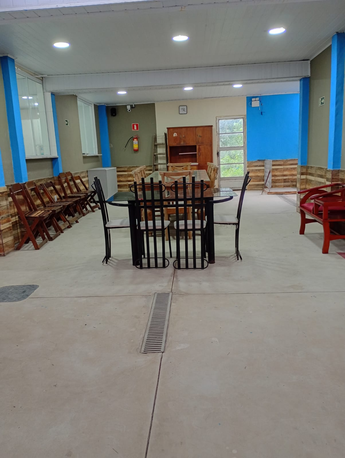 Espaço de convivência do Lar de Idosos Balbina Lopes Vianna